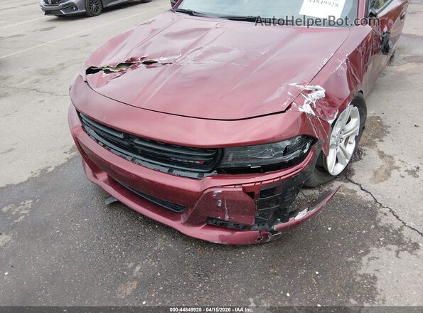 2C3CDXBGXPH657029 2023 DODGE CHARGER Maroon Вид спереду