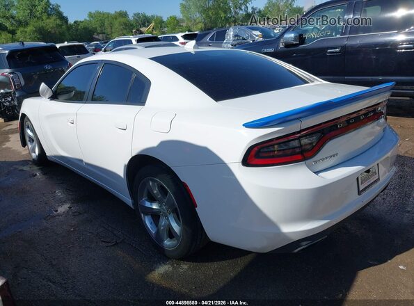 2C3CDXCT0GH302169 2016 DODGE CHARGER White Հետևի ձախ