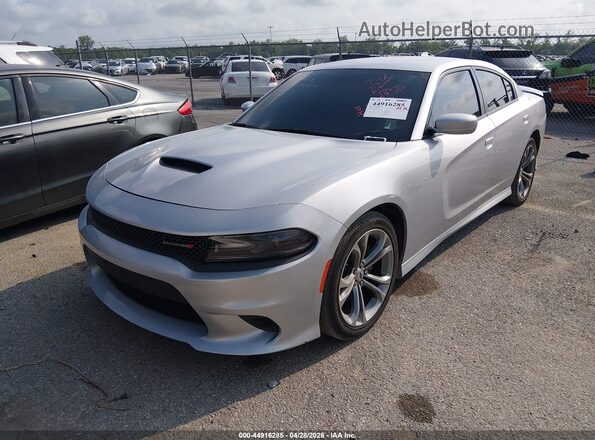 2C3CDXCT0MH521970 2021 DODGE CHARGER Silver Front left