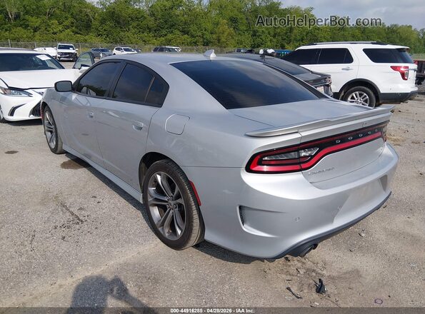 2C3CDXCT0MH521970 2021 DODGE CHARGER Silver Rear left
