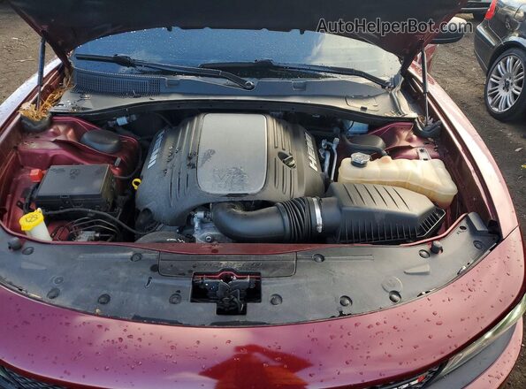 2C3CDXCT0MH563264 2021 DODGE CHARGER Burgundy Rear interior view