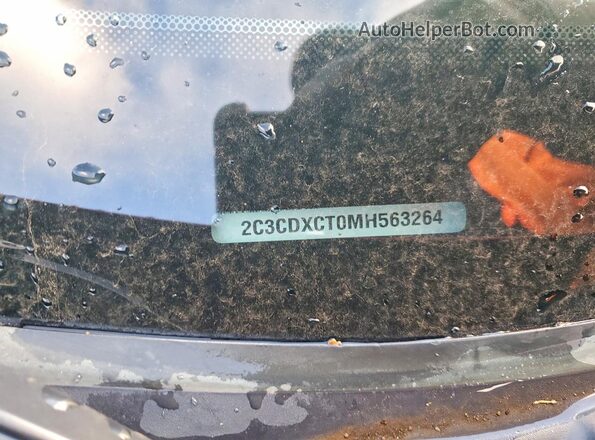 2C3CDXCT0MH563264 2021 DODGE CHARGER Burgundy Engine compartment view