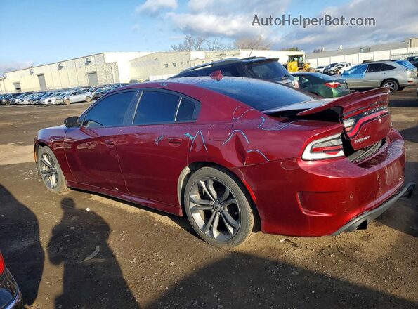 2C3CDXCT0MH563264 2021 DODGE CHARGER Burgundy Rear left