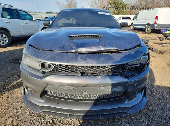 2C3CDXCT0MH639825 2021 DODGE CHARGER Gray Вид спереду