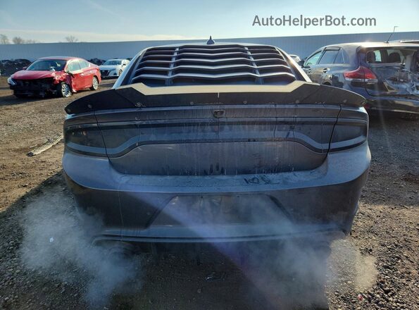 2C3CDXCT0MH639825 2021 DODGE CHARGER Gray Вид ззаду