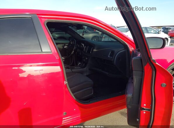2C3CDXCT2GH265626 2016 DODGE CHARGER Red Front interior view