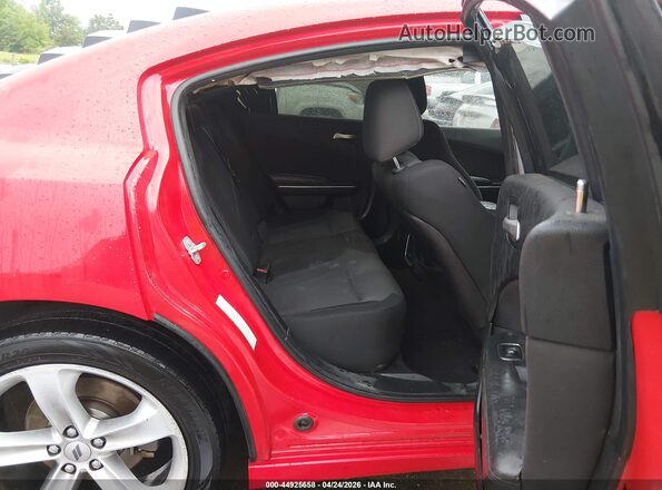 2C3CDXCT2JH233346 2018 DODGE CHARGER Red Вид наклейки з VIN-кодом