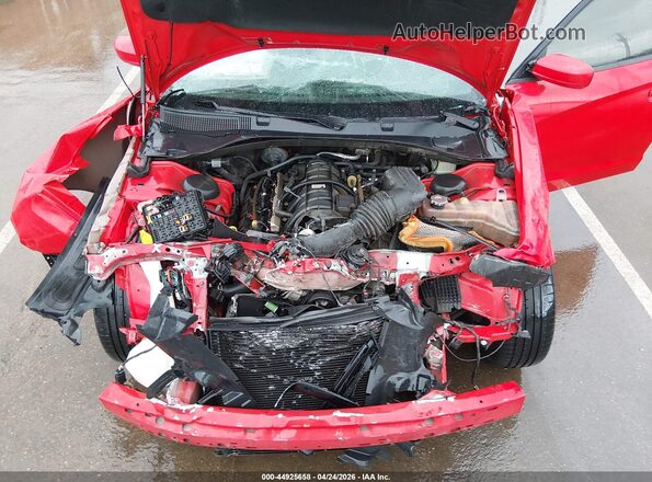 2C3CDXCT2JH233346 2018 DODGE CHARGER Red Вид ззаду