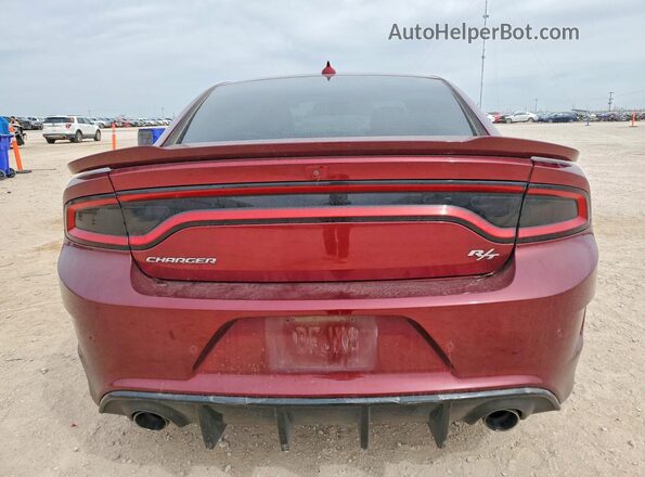2C3CDXCT2MH644508 2021 DODGE CHARGER Maroon Հետևի տեսք