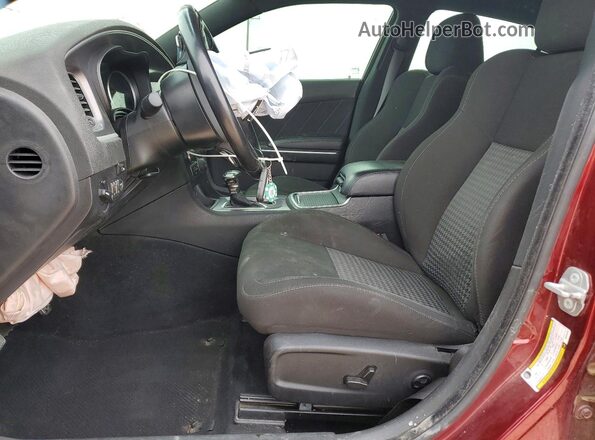 2C3CDXCT2MH644508 2021 DODGE CHARGER Maroon Սալոնի դիմացի տեսք