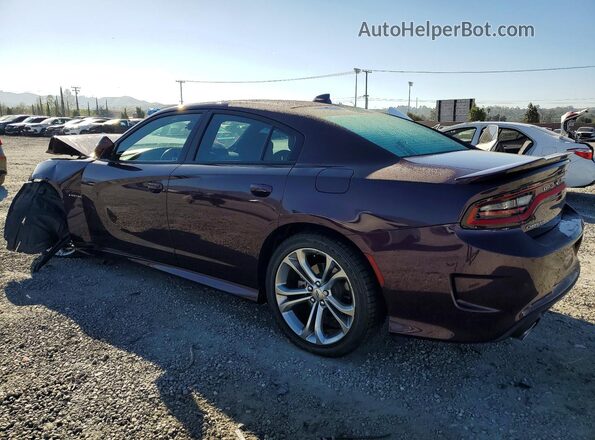 2C3CDXCT2NH167001 2022 DODGE CHARGER Purple Задня ліва чверть