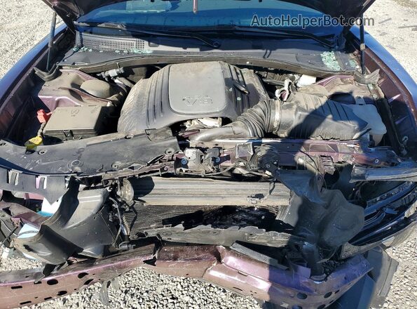 2C3CDXCT2NH167001 2022 DODGE CHARGER Purple Вид задньої частини салону