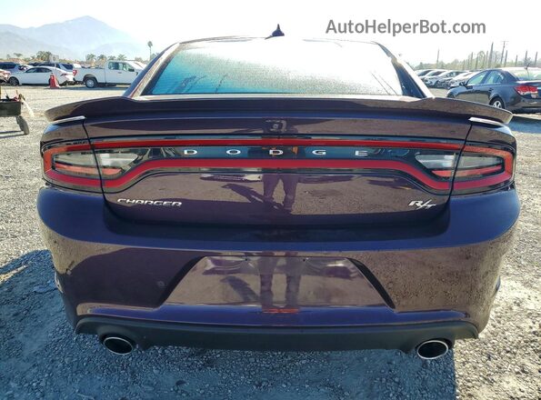 2C3CDXCT2NH167001 2022 DODGE CHARGER Purple Вид ззаду