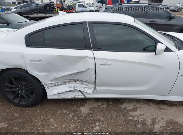 2C3CDXCT3LH199582 2020 DODGE CHARGER White უკანა სალონის ხედი