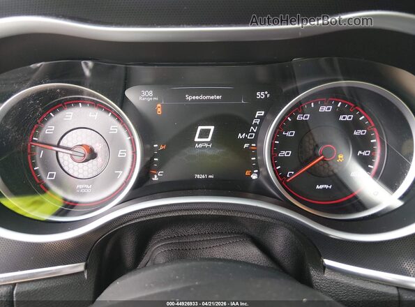 2C3CDXCT4GH126954 2016 DODGE CHARGER Gray უკანა სავარძლების ხედი