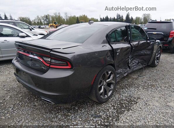 2C3CDXCT4GH126954 2016 DODGE CHARGER Gray უკანა მარჯვენა