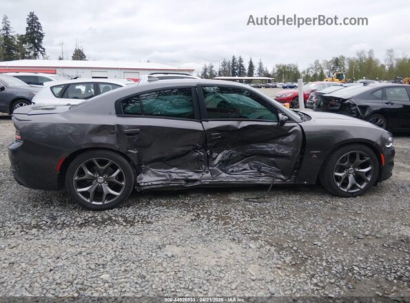 2C3CDXCT4GH126954 2016 DODGE CHARGER Gray სალონის 360-გრადუსიანი ხედი
