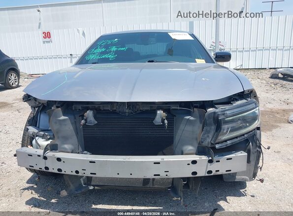 2C3CDXCT4HH557103 2017 DODGE CHARGER Gray Widok wnętrza z tyłu