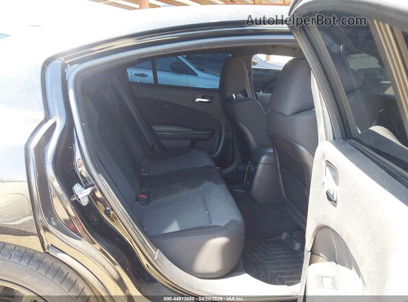2C3CDXCT4HH589646 2017 DODGE CHARGER Black Vista de la etiqueta del VIN