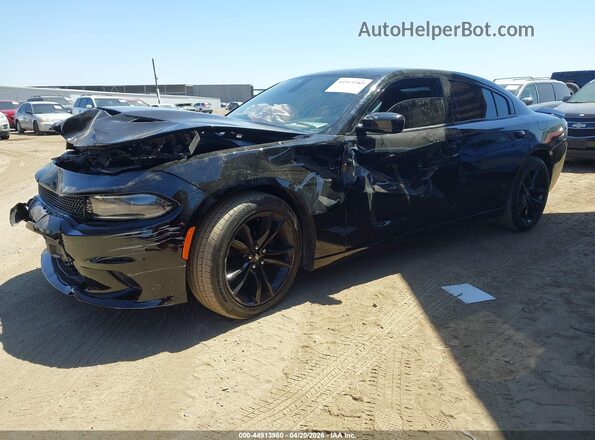 2C3CDXCT4HH589646 2017 DODGE CHARGER Black Vista tres cuartos delantera izquierda