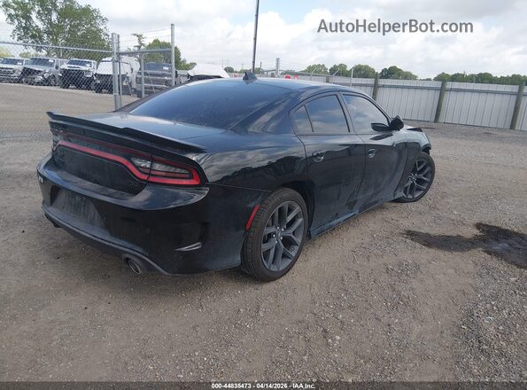 2C3CDXCT4NH231782 2022 DODGE CHARGER Black Trasero derecho
