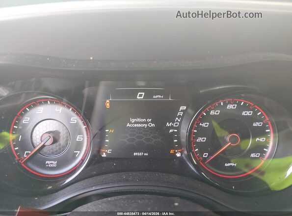 2C3CDXCT4NH231782 2022 DODGE CHARGER Black Vista de los asientos traseros