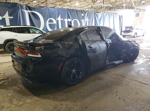 2C3CDXCT5HH528595 2017 DODGE CHARGER Black Задня права чверть
