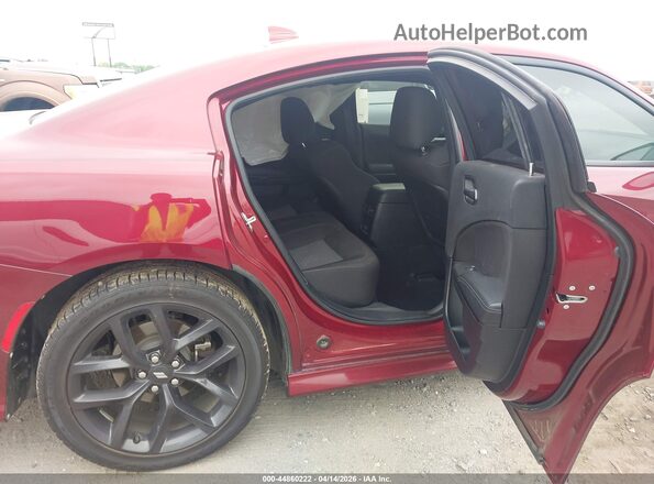 2C3CDXCT6LH197597 2020 DODGE CHARGER Maroon VIN კოდის სტიკერის ხედი