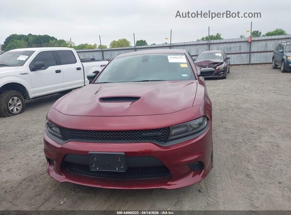 2C3CDXCT6LH197597 2020 DODGE CHARGER Maroon ხელსაწყოთა პანელის ხედი