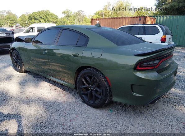 2C3CDXCT6NH146376 2022 DODGE CHARGER Green Հետևի ձախ