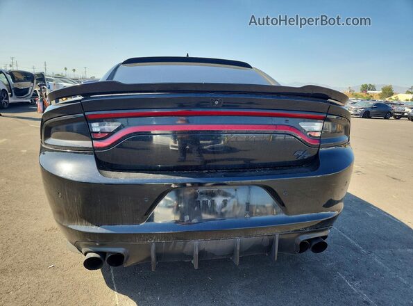 2C3CDXCTXGH188536 2016 DODGE CHARGER Black Rear view