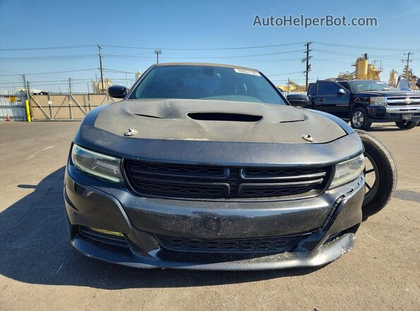 2C3CDXCTXGH188536 2016 DODGE CHARGER Black Front view