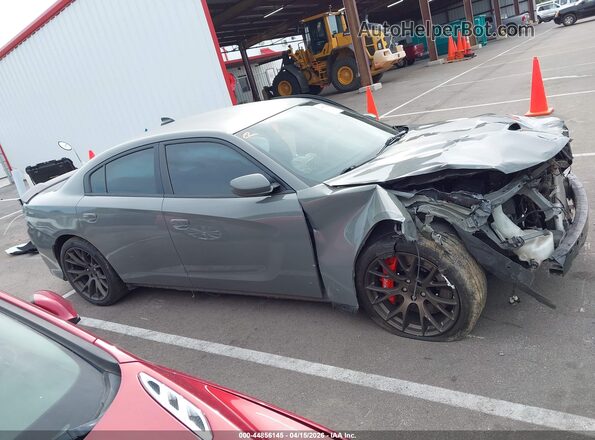 2C3CDXCTXHH535557 2017 DODGE CHARGER Gray Սալոնի 360 աստիճան տեսք