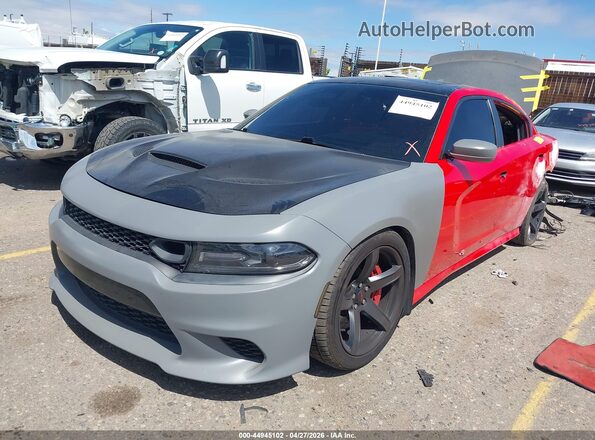 2C3CDXEJ0GH292268 2016 DODGE CHARGER Red Front left