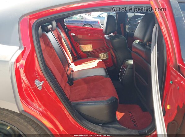 2C3CDXEJ0GH292268 2016 DODGE CHARGER Red VIN sticker view