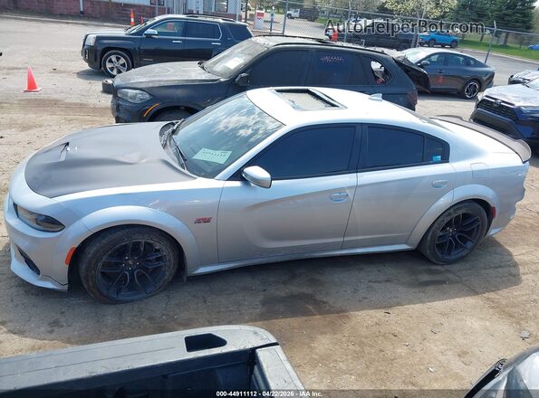 2C3CDXGJ0MH584480 2021 DODGE CHARGER Silver Widok wnętrza 360 stopni
