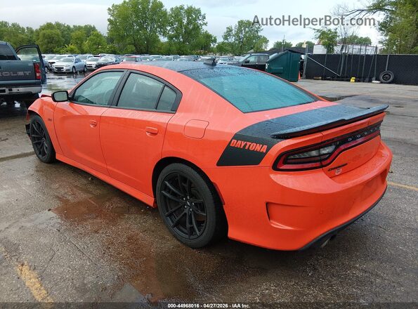 2C3CDXGJ0PH608149 2023 DODGE CHARGER Orange Trasero izquierdo