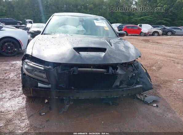 2C3CDXGJ3KH518860 2019 DODGE CHARGER Black Widok wnętrza z tyłu