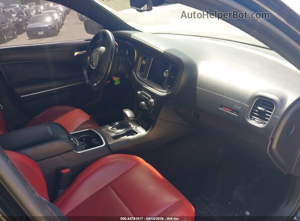 2C3CDXGJ5MH626870 2021 DODGE CHARGER Black Widok wnętrza z przodu
