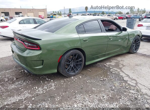 2C3CDXGJ5NH208679 2022 DODGE CHARGER Green Հետևի աջ