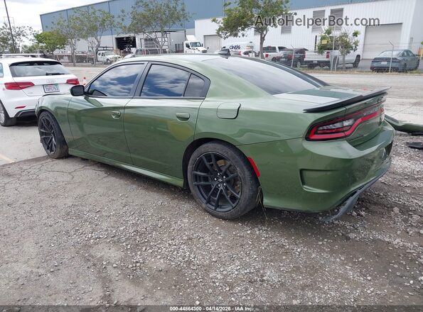 2C3CDXGJ5NH208679 2022 DODGE CHARGER Green Հետևի ձախ