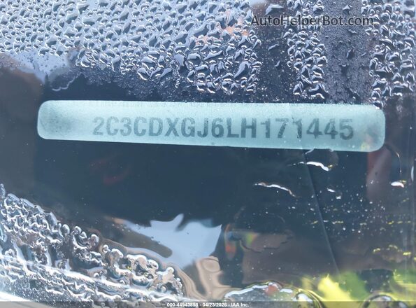 2C3CDXGJ6LH171445 2020 DODGE CHARGER Белый Вид подкапотного пространства