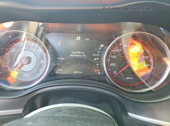 2C3CDXGJ6LH185863 2020 DODGE CHARGER Two Tone Vista del cuadro de instrumentos