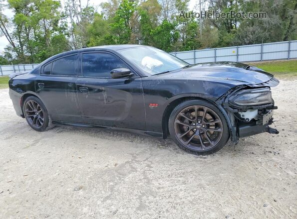 2C3CDXGJ7MH540136 2021 DODGE CHARGER Black წინა მარჯვენა