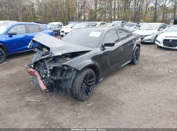 2C3CDXGJ8GH132782 2016 DODGE CHARGER Black წინა მარცხენა ხედი სამი მეოთხედიდან