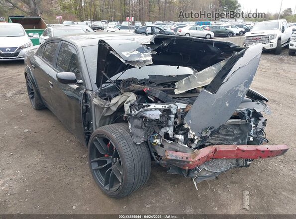 2C3CDXGJ8GH132782 2016 DODGE CHARGER Black წინა ხედი