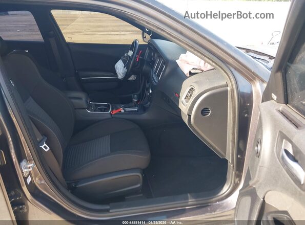 2C3CDXGJ8MH511230 2021 DODGE CHARGER Gray Widok wnętrza z przodu