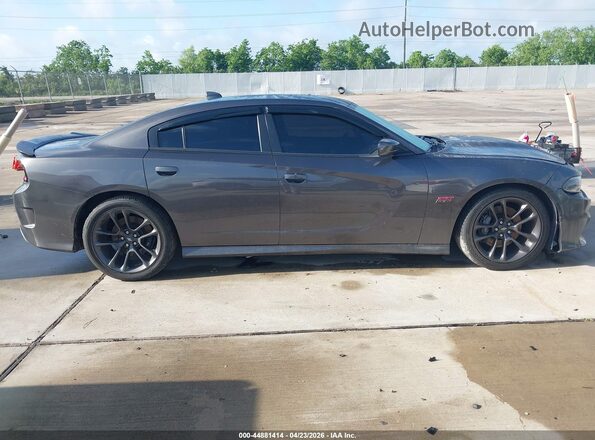 2C3CDXGJ8MH511230 2021 DODGE CHARGER Gray Widok wnętrza z tyłu