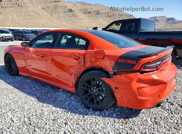 2C3CDXGJ8MH618908 2021 DODGE CHARGER Orange Tył lewy