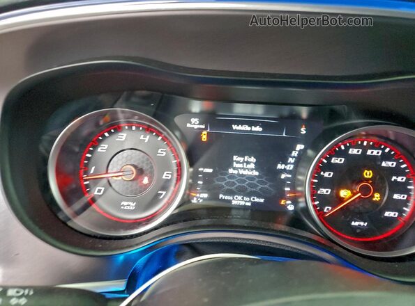 2C3CDXGJ9LH172654 2020 DODGE CHARGER Black Вид щитка приладів